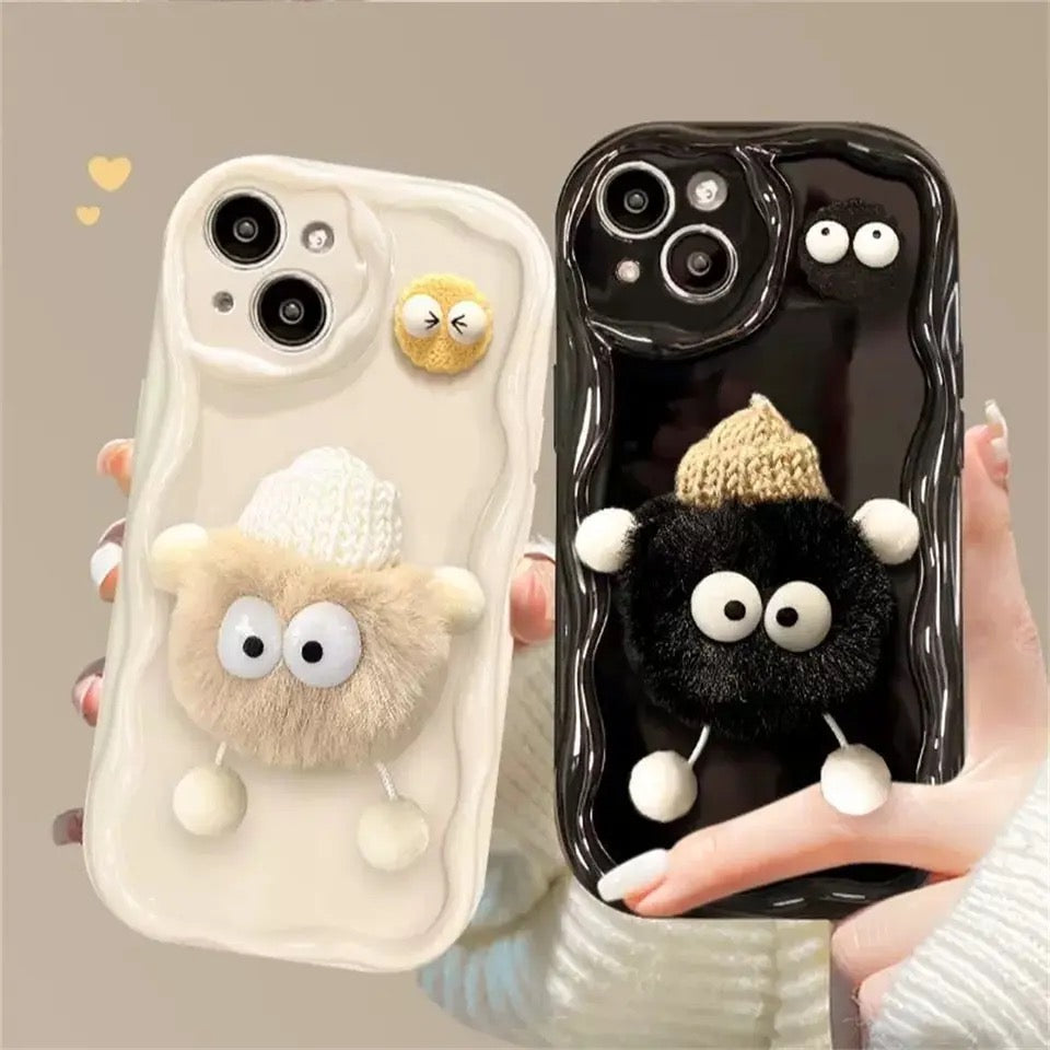 Fluffy briquettes phone case