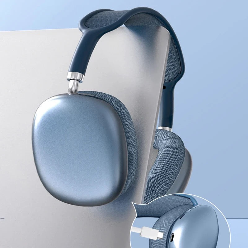 Luxury Bluetooth headphones with mic noise cancelling
